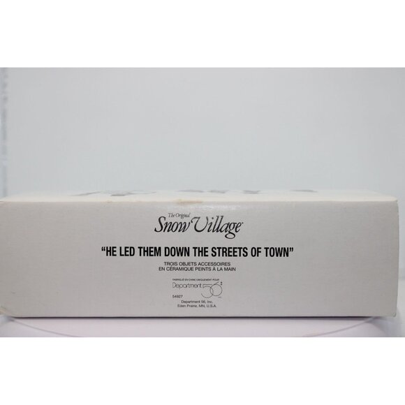 Dept 56  Snow Village - He Led Them Down the Streets of Town - Picture 7 of 8